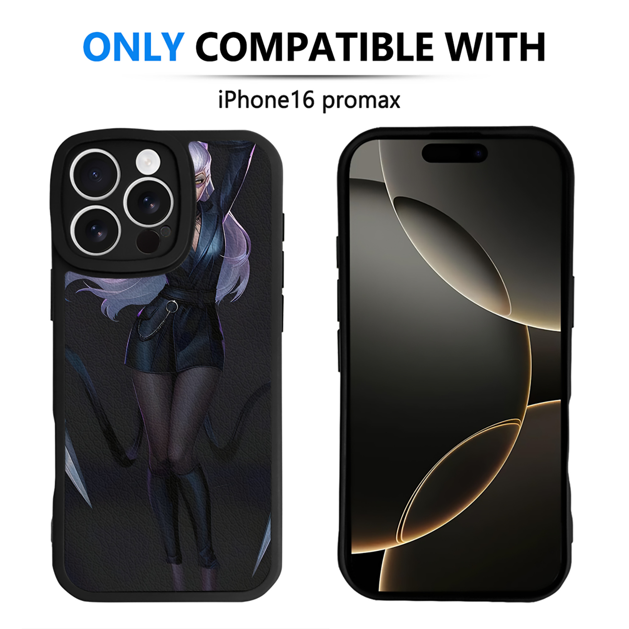 （画像用） リーグ・オブ・レジェンド League of Legends LOL 【iPhone 16シリーズ対応】シリコンスマホケース（レザー調） 材質：シリコン